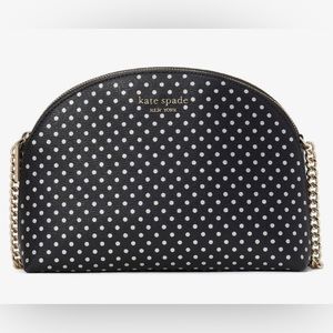 KATE SPADE ♠️ spencer dome crossbody metallic dot print (card case separate)